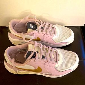 Nike Airmax Sneakers purple, white and gold